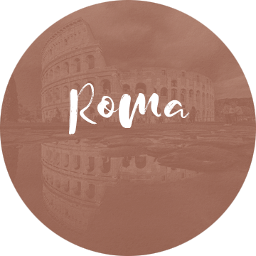 Magnete Per Frigorifero 3D Roma Italia - Souvenir Rotondo In Poliresina 10x10 Cm, Decorazione Casa Fatta A Mano