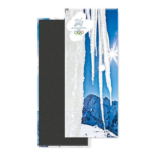 Marmolada, formazioni di ghiaccio - Magnete Giochi Olimpici Invernali