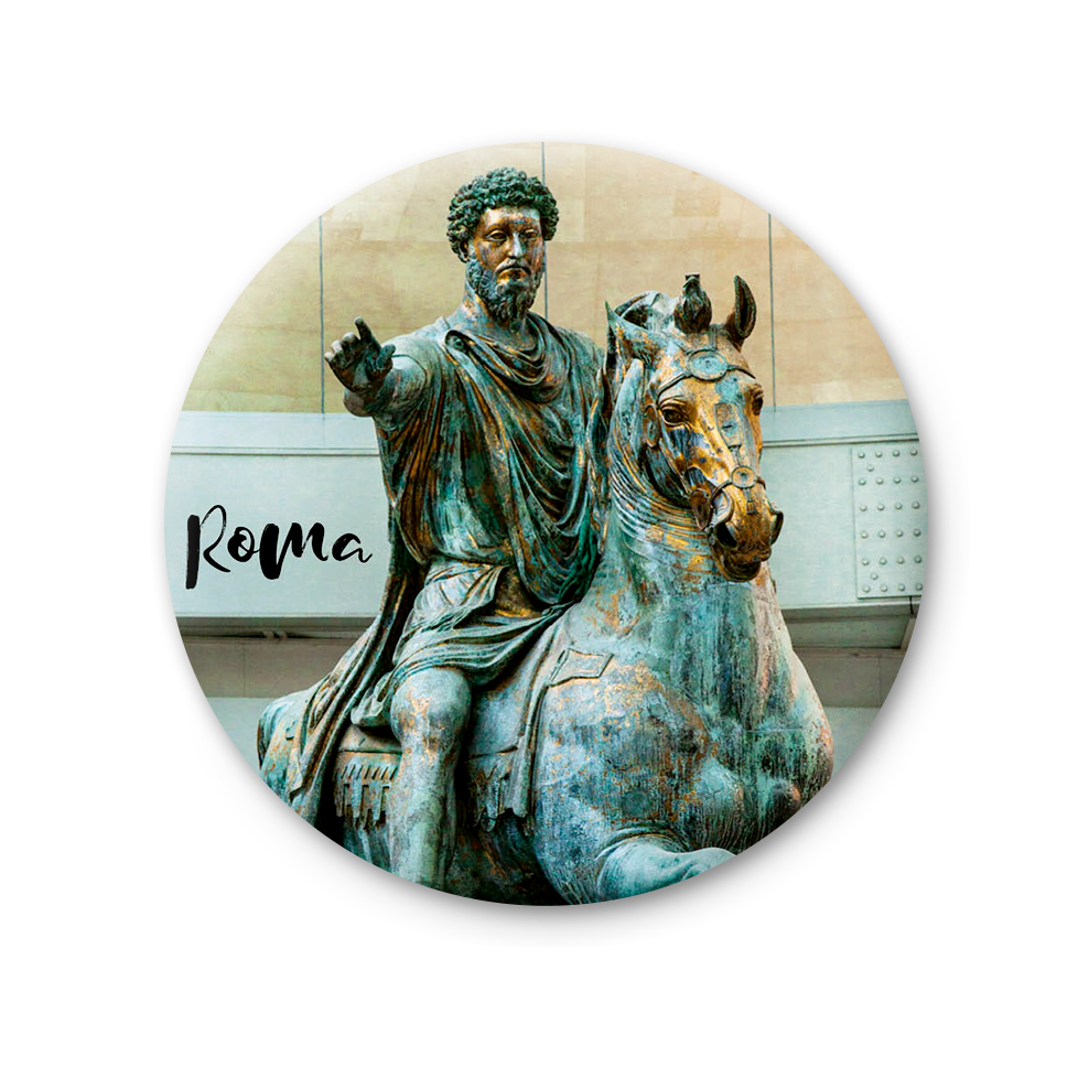 Roma Italia - Magnete per frigorifero 3D rotondo da viaggio, decorazione per casa e cucina, motivo: romana Italia Roma Italia - Magnete per frigorifero 3D rotondo da viaggio, decorazione per casa e cucina, motivo: romana Italia