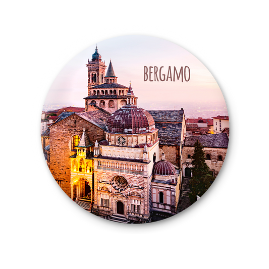 Magnete Fotografico – Lombardia, Bergamo Alta | Ø 75 mm
