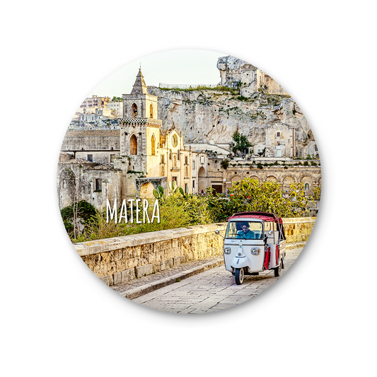 Magnete Fotografico – Basilicata, Matera | Ø 75 mm
