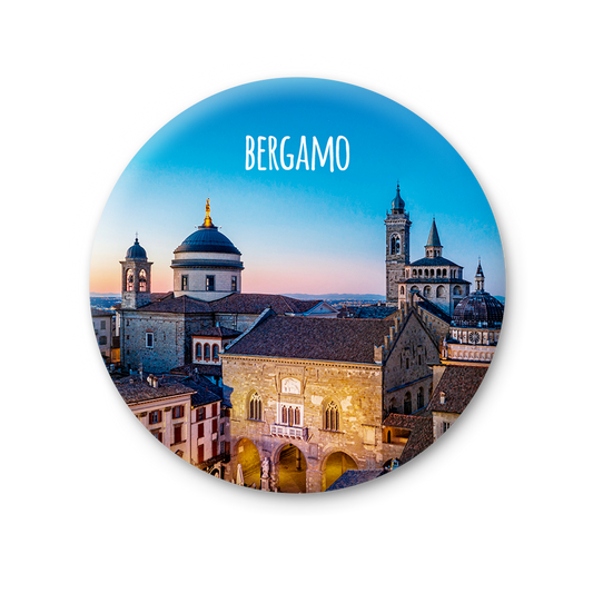 Magnete Fotografico – Lombardia, Bergamo Alta | Ø 75 mm