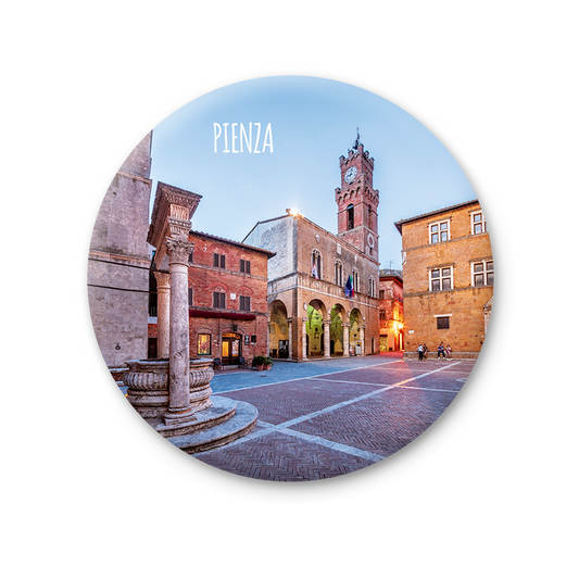 Magnete Fotografico – Toscana, Pienza | Ø 75 mm