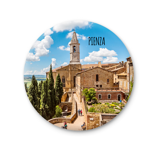 Magnete Fotografico – Toscana, Pienza | Ø 75 mm