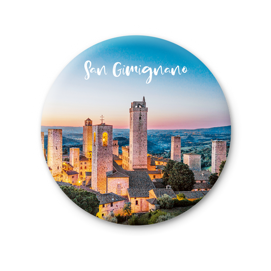 Magnete Fotografico – Toscana, San Gimignano | Ø 75 mm