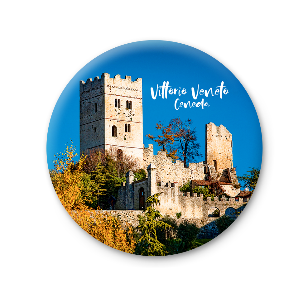 Magnete Fotografico – Veneto, Vittorio Veneto, Ceneda - Ø 75 mm
