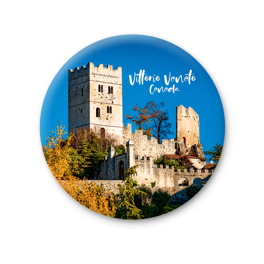 Magnete Fotografico – Veneto, Vittorio Veneto, Ceneda - Ø 75 mm