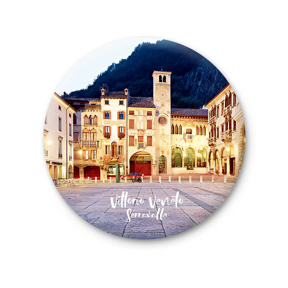 Magnete Fotografico – Veneto, Vittorio Veneto, Seravalle - Ø 75 mm