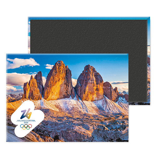 Tre Cime di Lavaredo (Drei Zinnen) - Magnete Giochi Olimpici Invernali