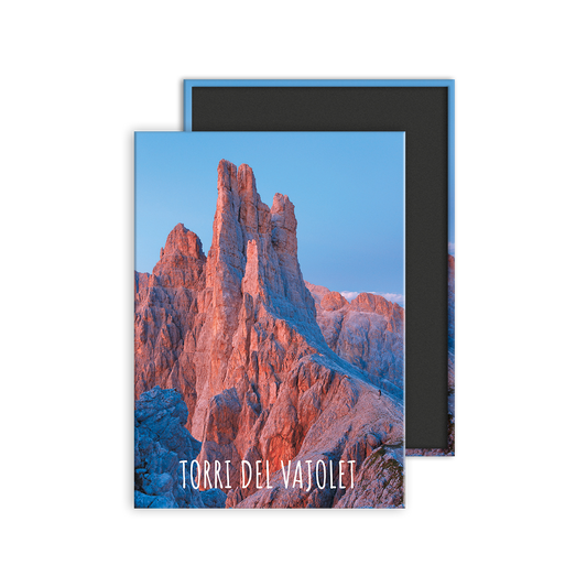 Calamita Rettangolare - Calamita Rettangolare - Trentino- Alto Adige,Torri del Vajolet - Dimensioni 90x65mm