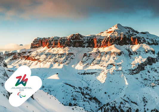 Gruppo del Sella - Cartolina Giochi Paralimpici Invernali