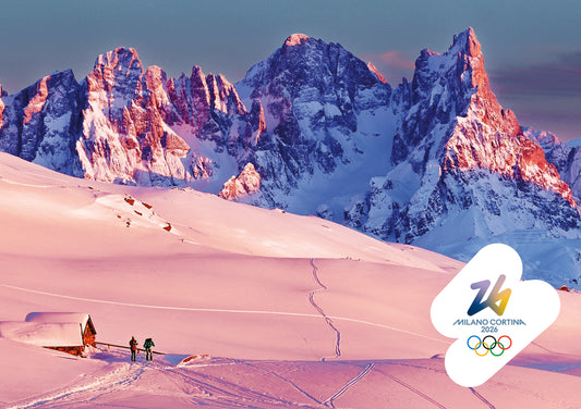 Alpe di Lusia - Cartolina Giochi Olimpici Invernali Milano Cortina 2026