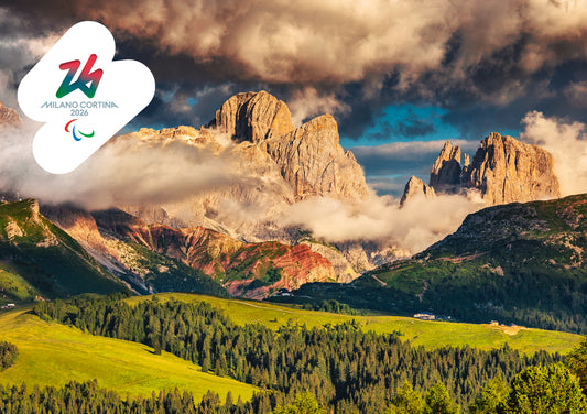 Pale di San Martino - Cartolina Giochi Paralimpici Invernali