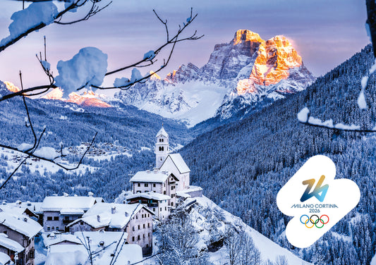 Val Fiorentina - Cartolina Giochi Olimpici Invernali Milano Cortina 2026
