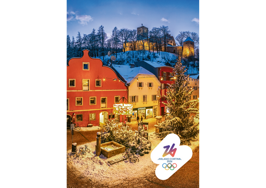 Brunico (Bruneck) - Cartolina Giochi Olimpici Invernali Milano Cortina 2026