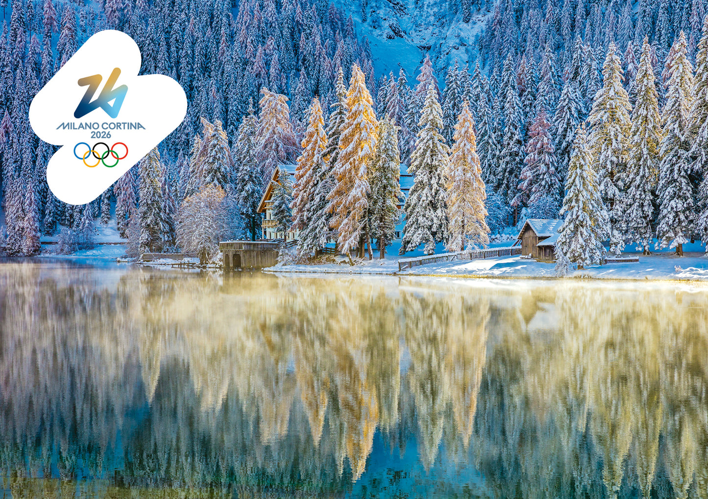 Antholz see (Lago di Anterselva) - Cartolina Giochi Olimpici Invernali Milano Cortina 2026