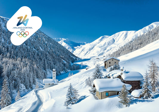Valle Federia, Livigno - Cartolina Giochi Olimpici Invernali