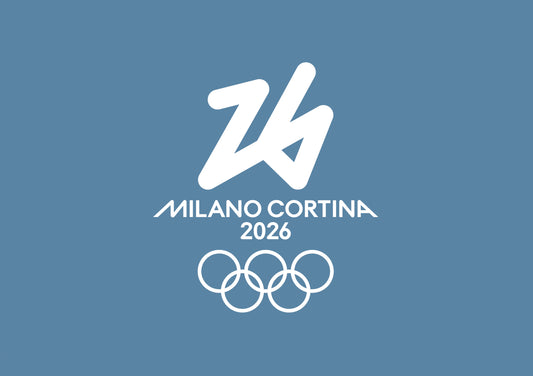 Logo Milano Cortina 2026 - Cartolina Giochi Olimpici Invernali