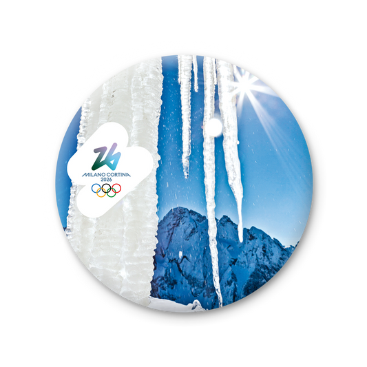 Marmolada, formazioni di ghiaccio - Magnete Giochi Olimpici Invernali