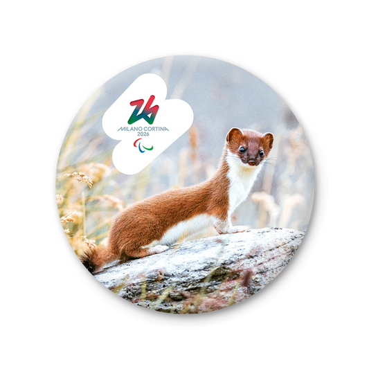 Hermelin - Paralympische Winterspiele Magnet