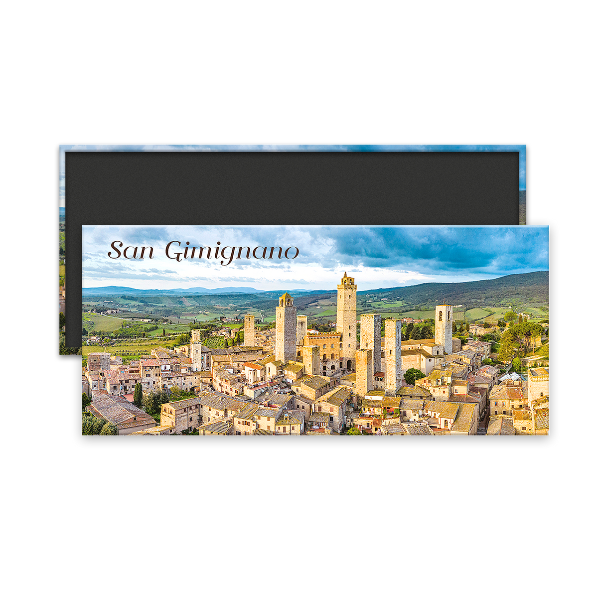 Calamita panoramica - Toscana, Siena, Val d'Elsa, San Gimignano