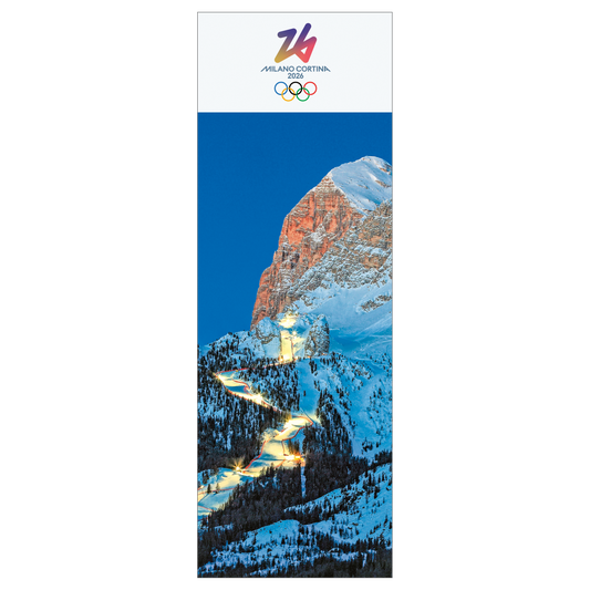 Cortina d’Ampezzo, pista Olympia delle Tofane - Segnalibro Giochi Olimpici Invernali