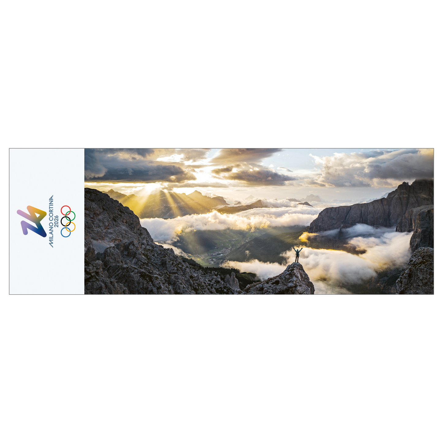 Gran Cir, Passo Gardena - Segnalibro Giochi Olimpici Invernali