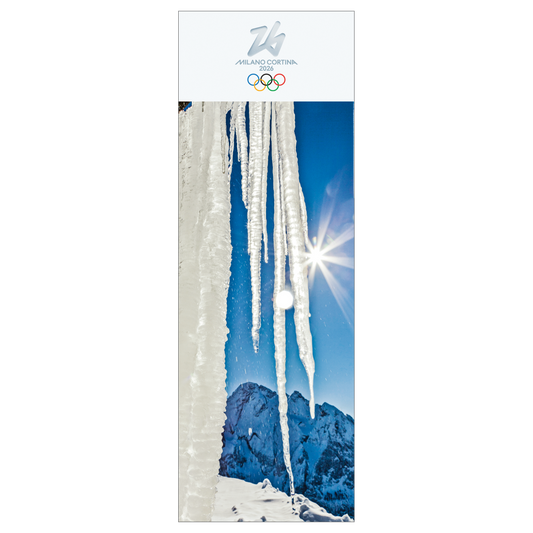 Marmolada, formazioni di ghiaccio - Segnalibro Giochi Olimpici Invernali