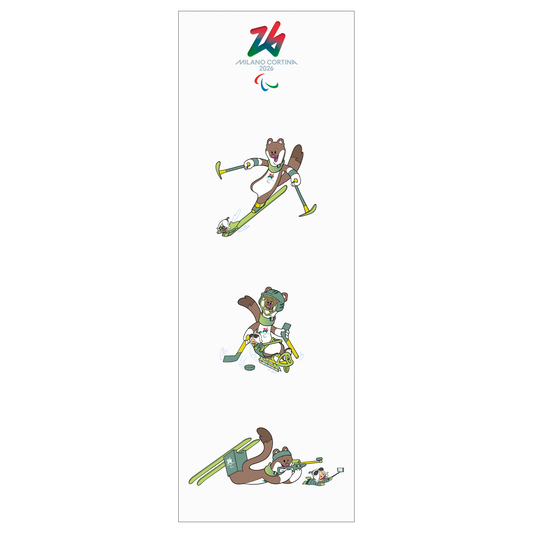 Milo & Flo - Segnalibro Giochi Paralimpici Invernali