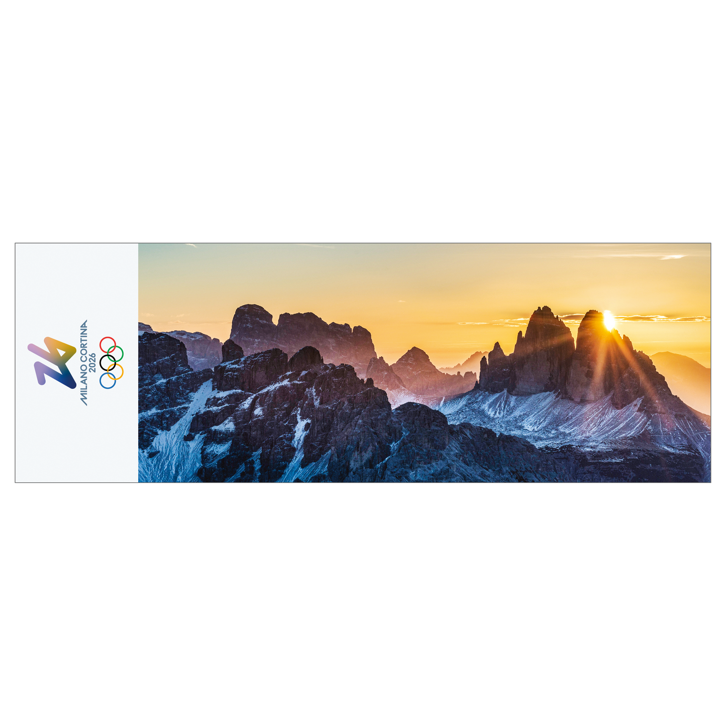 Tre Cime di Lavaredo (Drei Zinnen) - Segnalibro Giochi Olimpici Invernali
