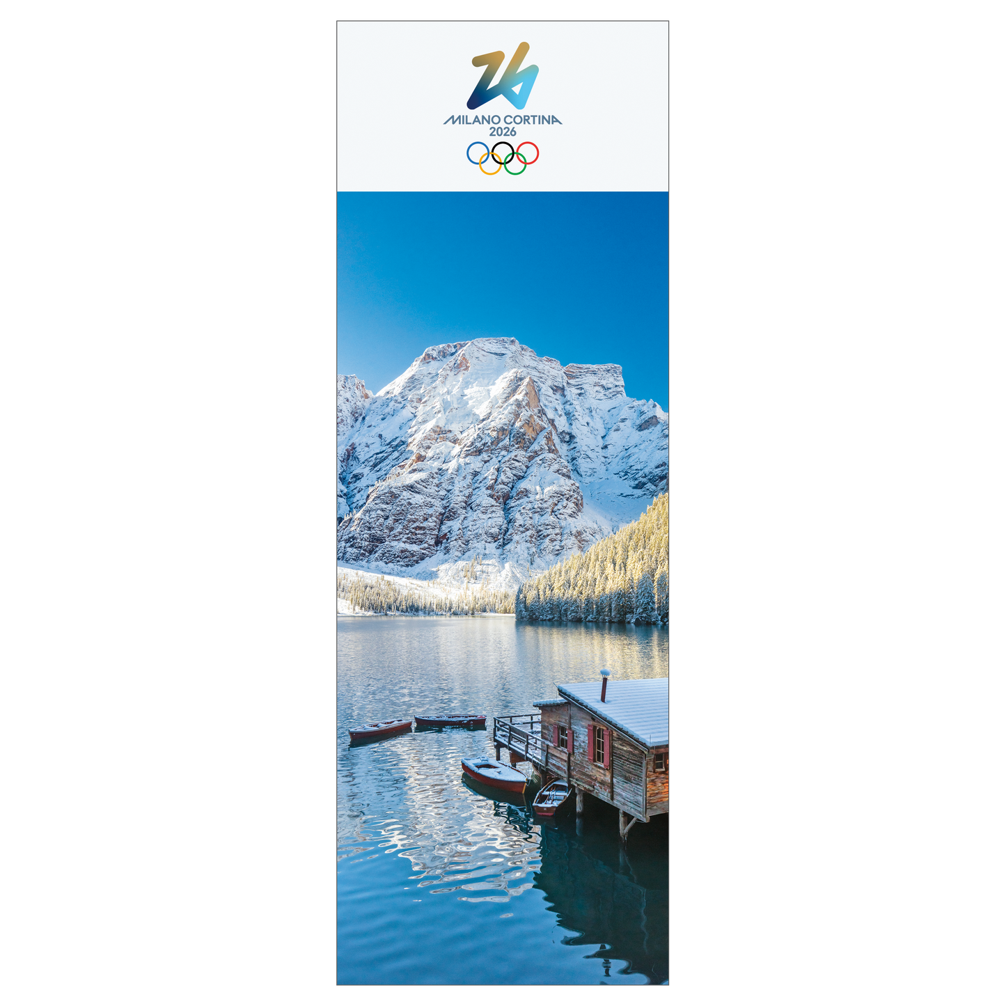 Lago di Braies - Segnalibro Giochi Olimpici Invernali