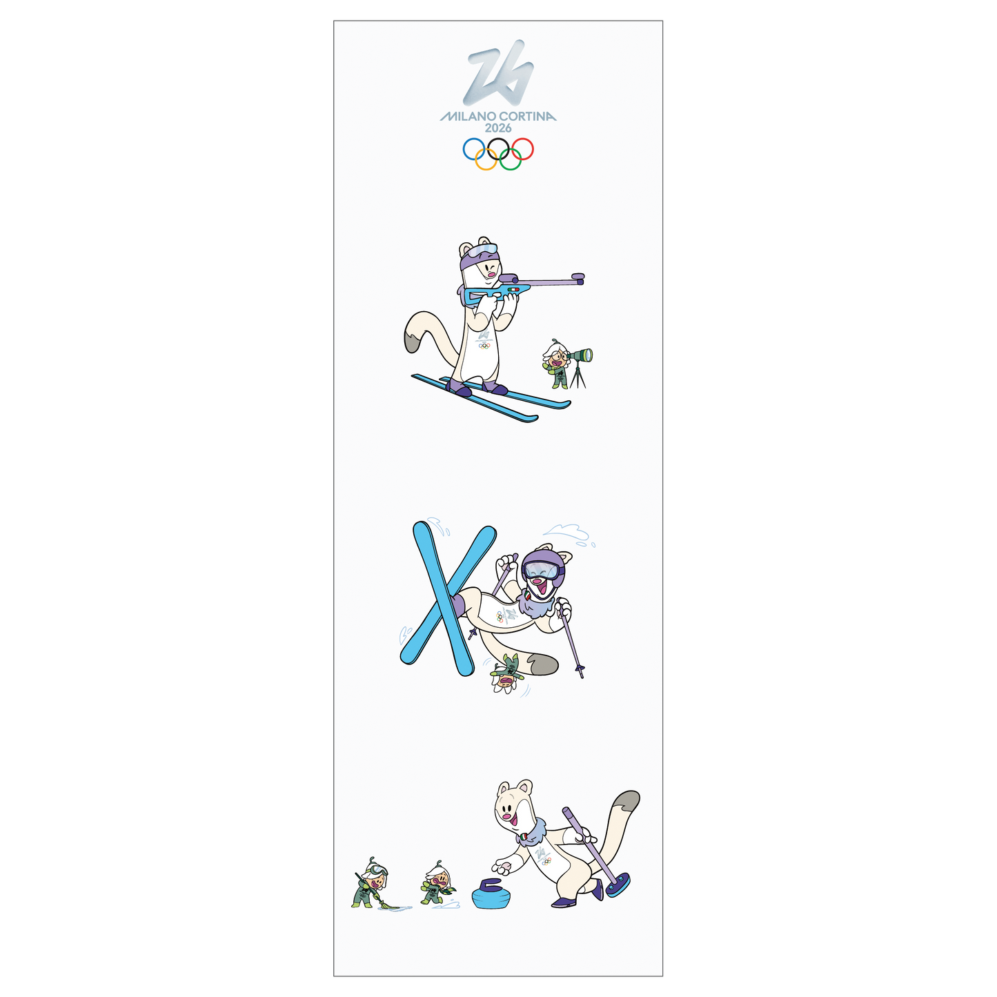 Tina & Flo - Segnalibro Giochi Olimpici Invernali
