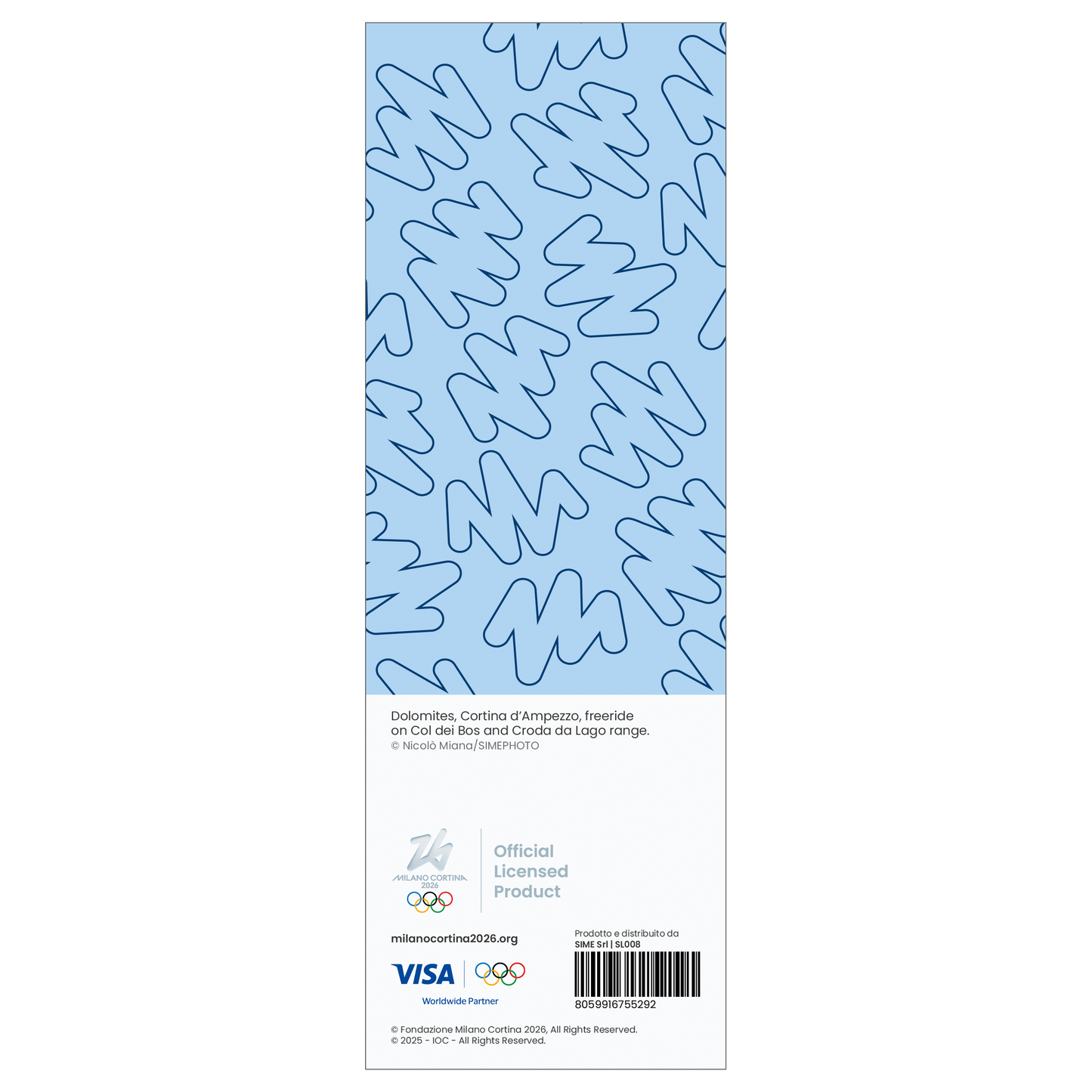 Freeride at Col dei Bos and Croda da Lago - Winter Olympics Bookmark