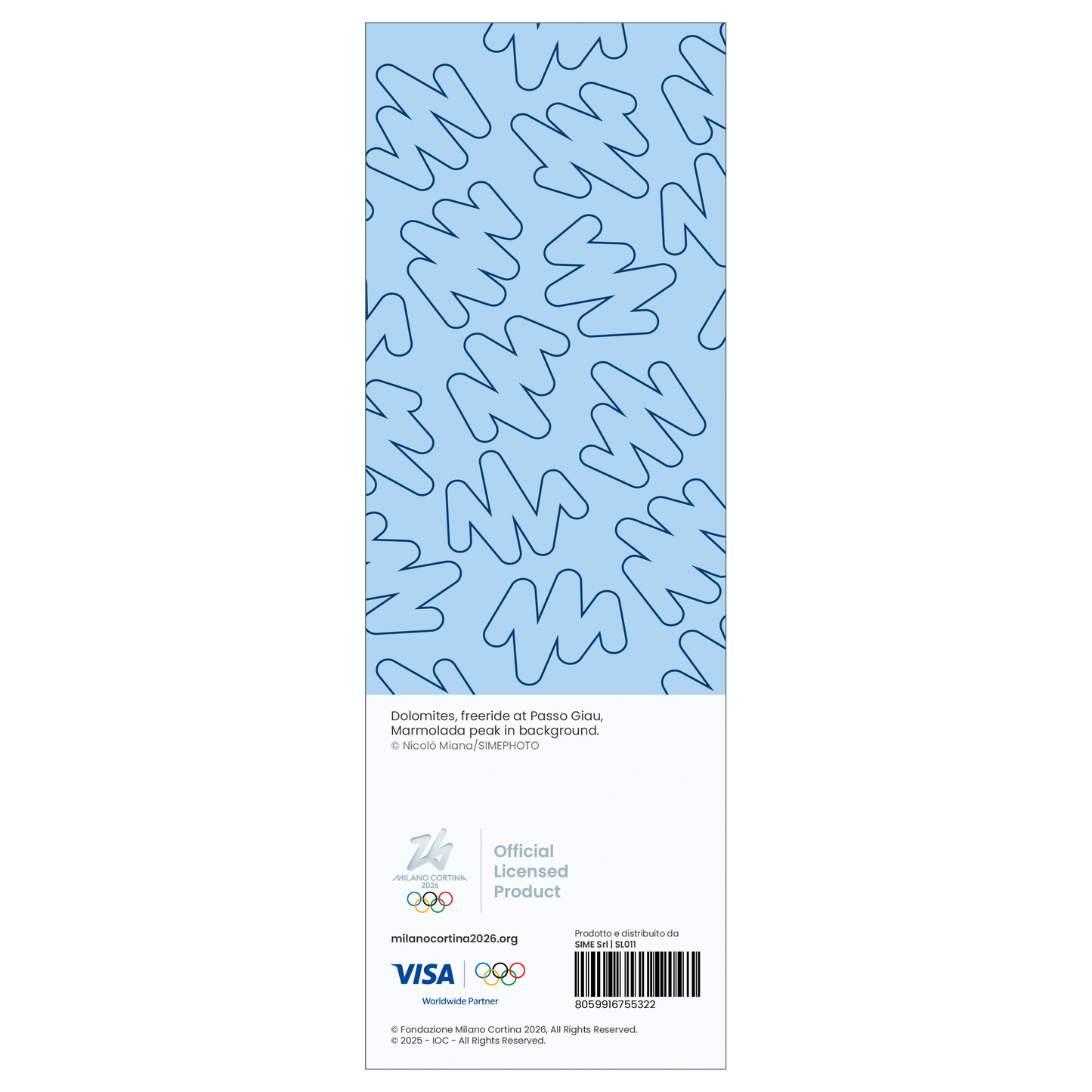 Giau Pass - Winter Olympic Games Bookmark