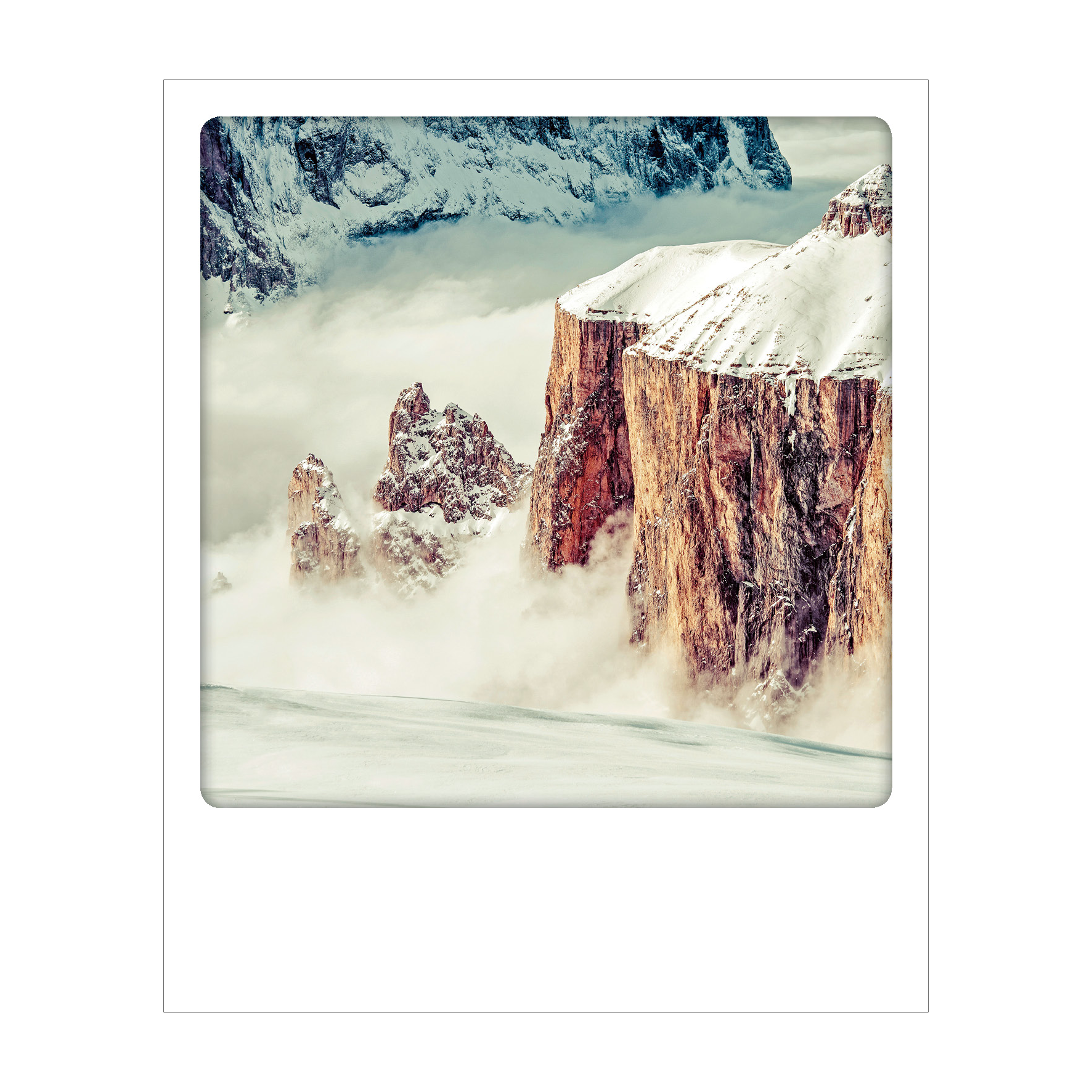 Dolomiti - Polaroid Postcard | Gadget Simebooks
