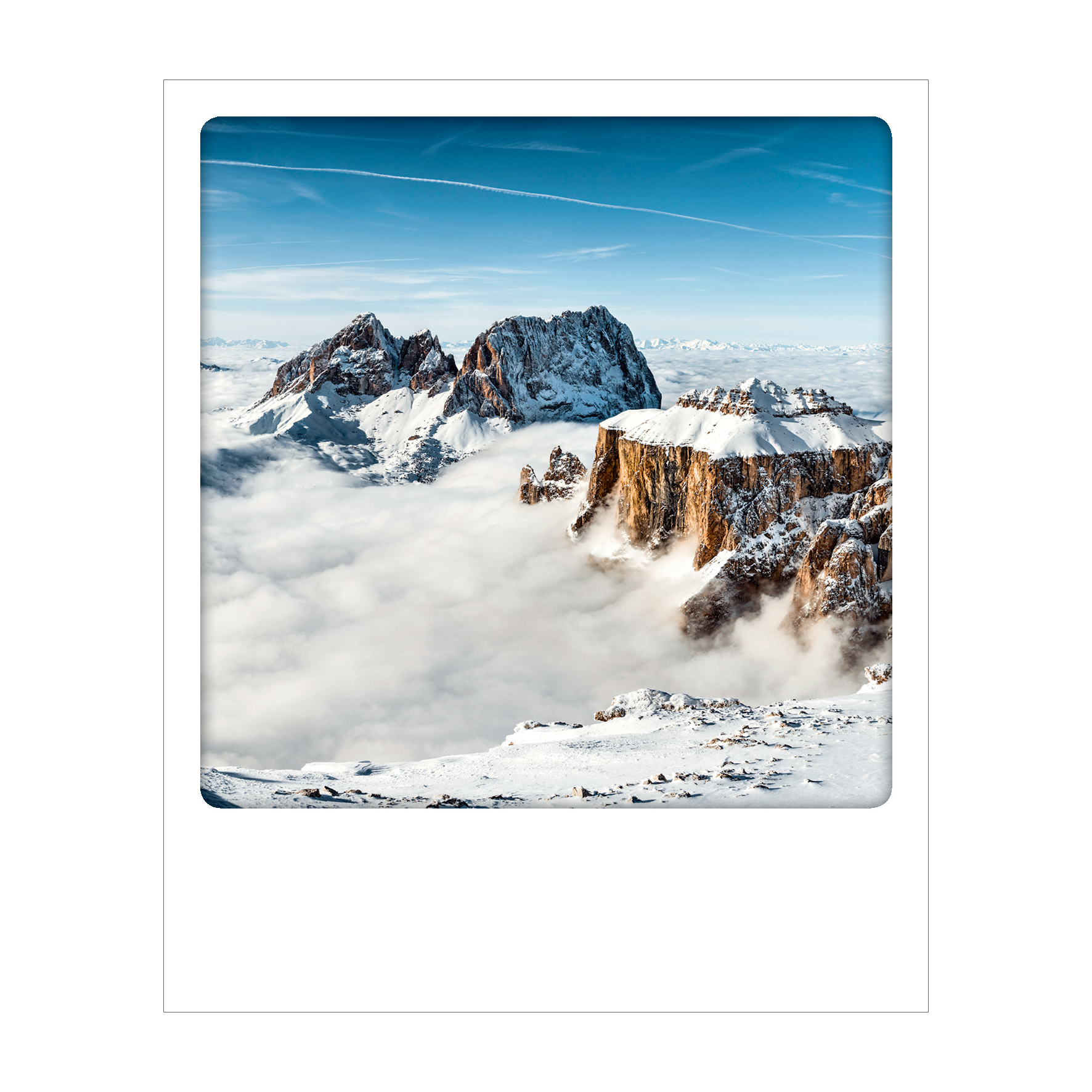 Dolomiti - Polaroid Postcard | Gadget Simebooks