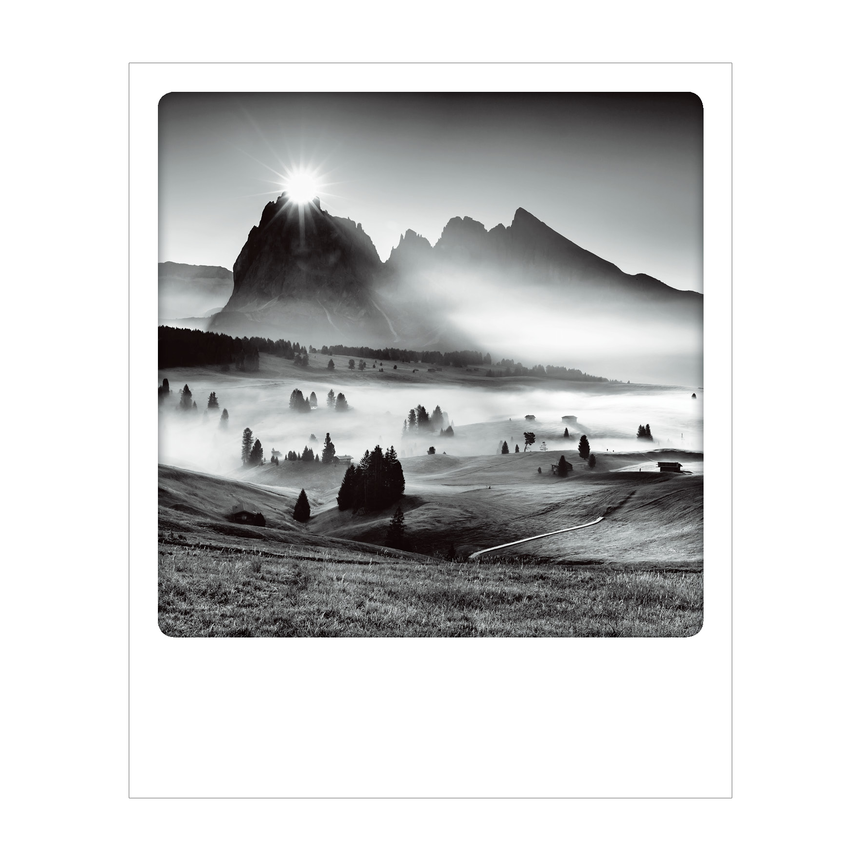 Dolomiti - Polaroid Postcard | Gadget Simebooks