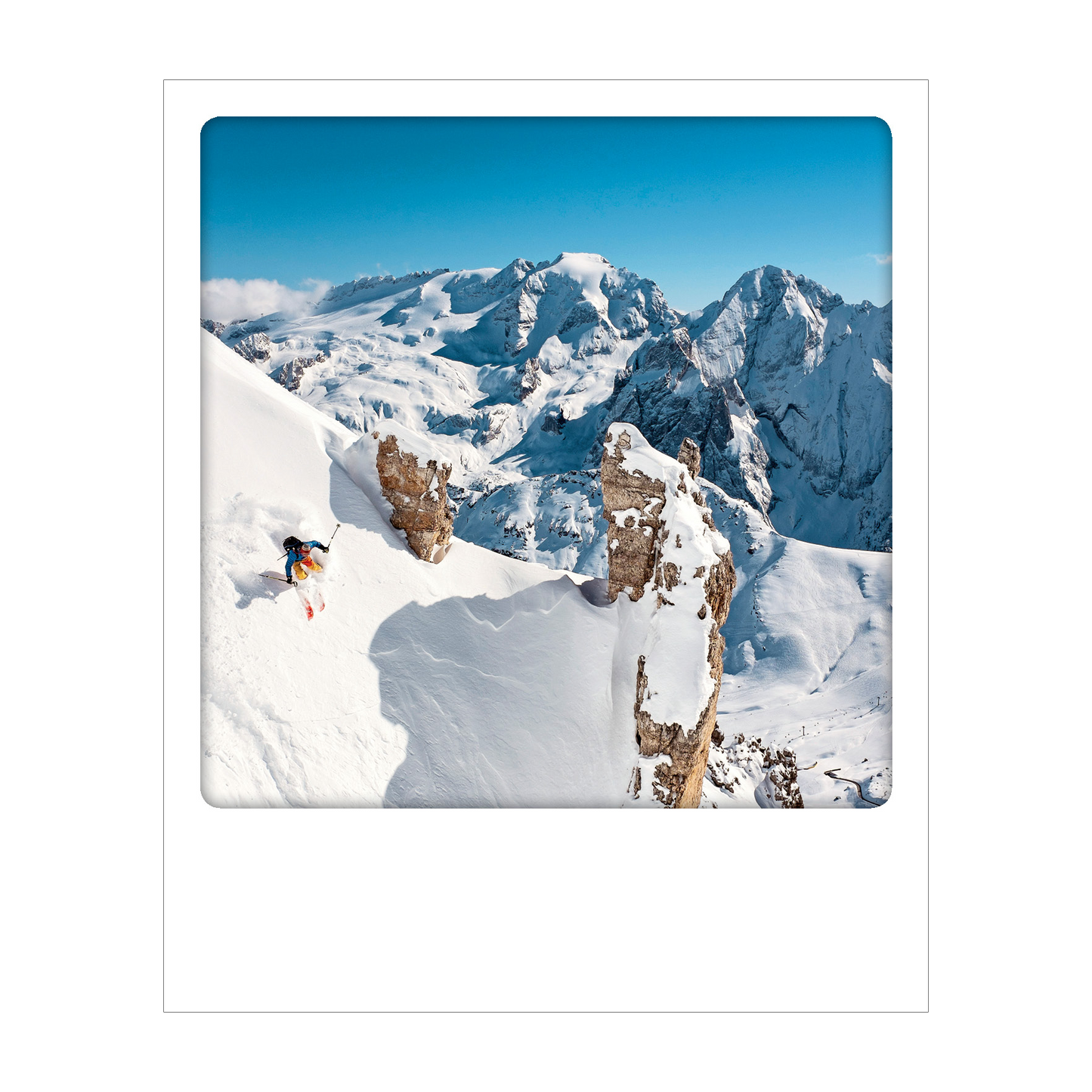 Dolomiti - Polaroid Postcard | Gadget Simebooks