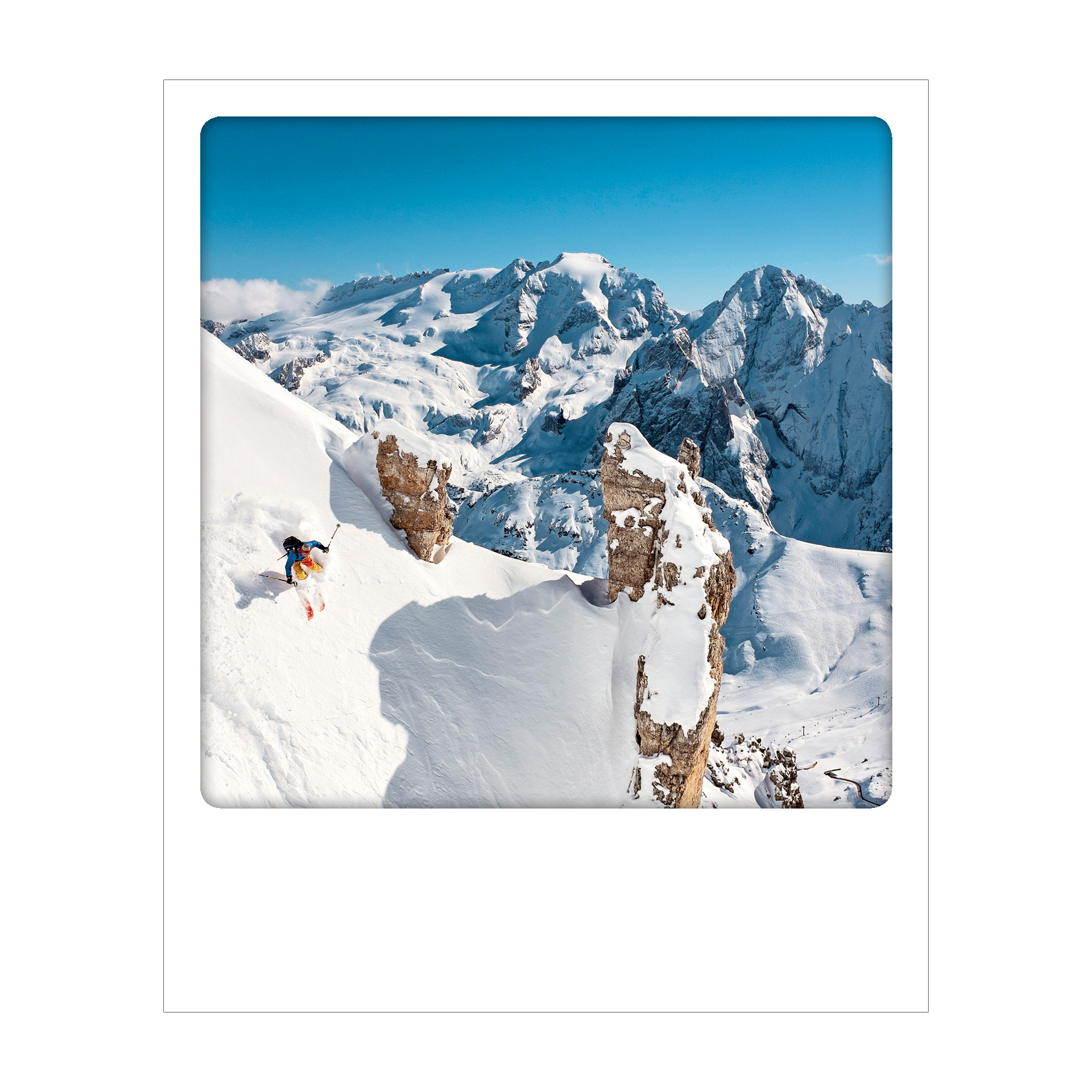 Dolomiti - Polaroid Postcard | Gadget Simebooks