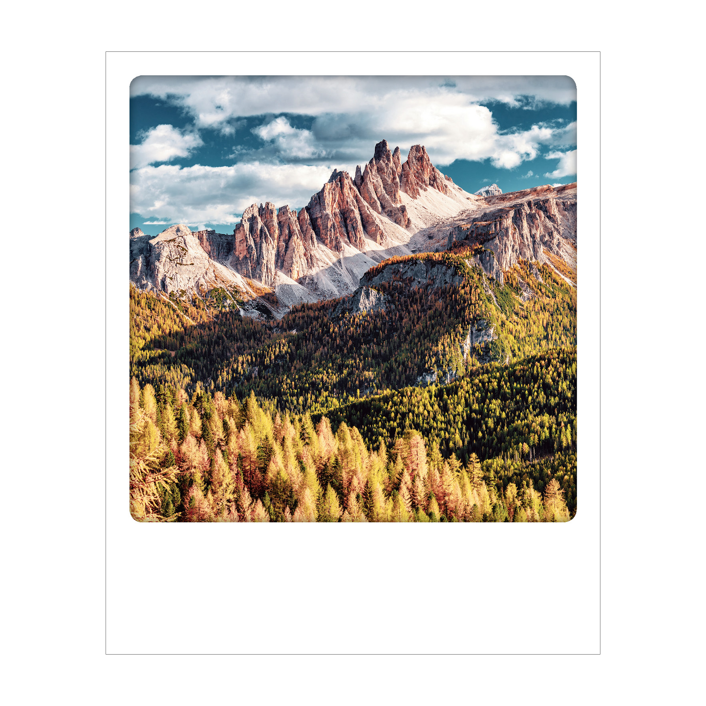 Dolomiti - Polaroid Postcard | Gadget Simebooks
