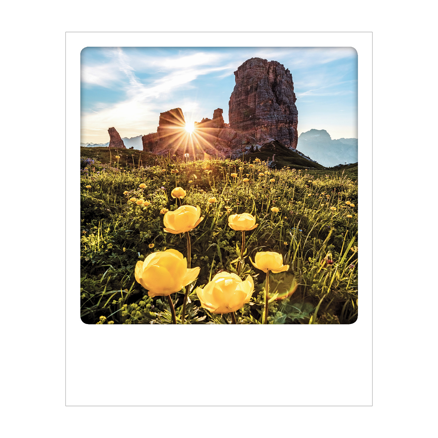 Dolomiti - Polaroid Postcard | Gadget Simebooks