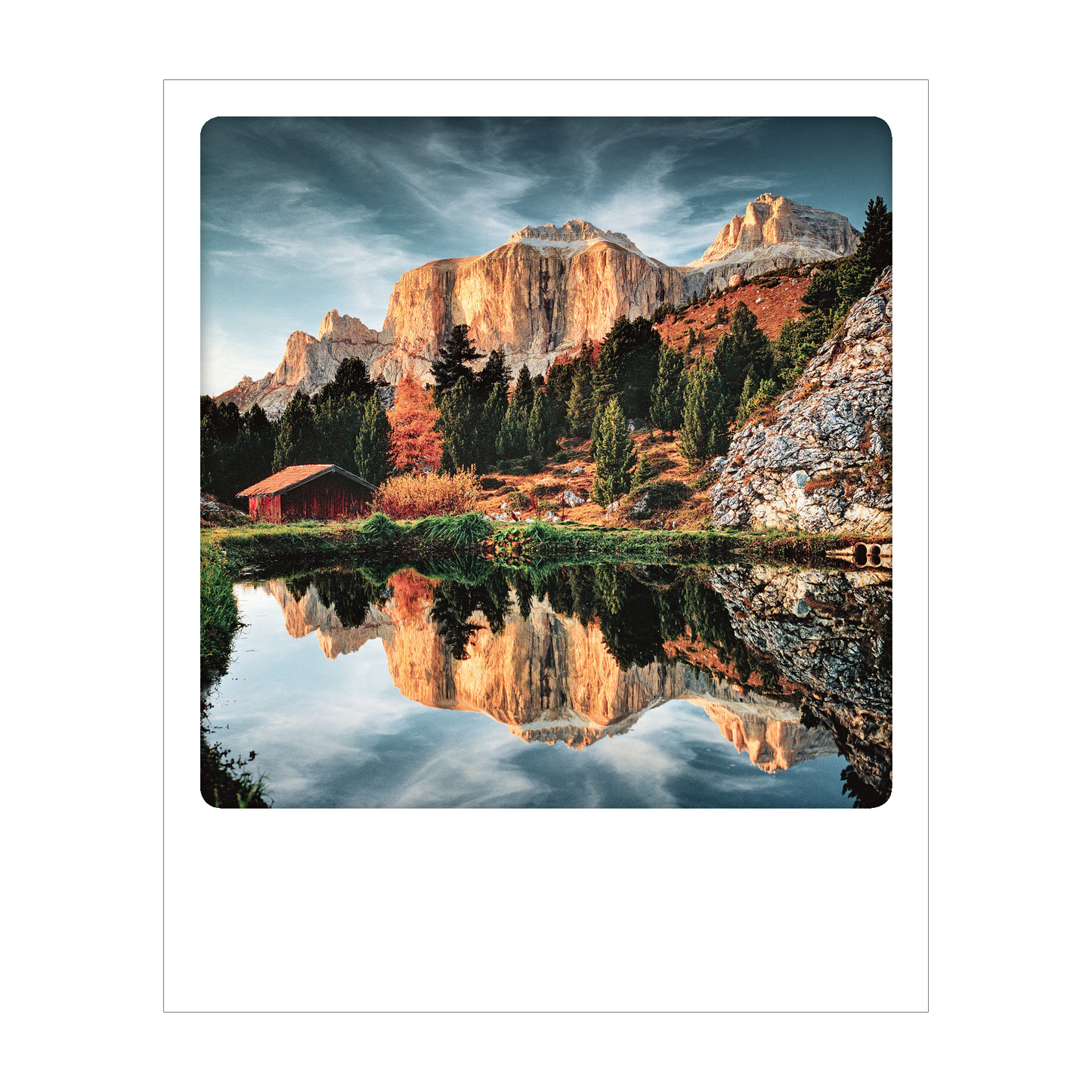 Dolomiti - Polaroid Postcard | Gadget Simebooks