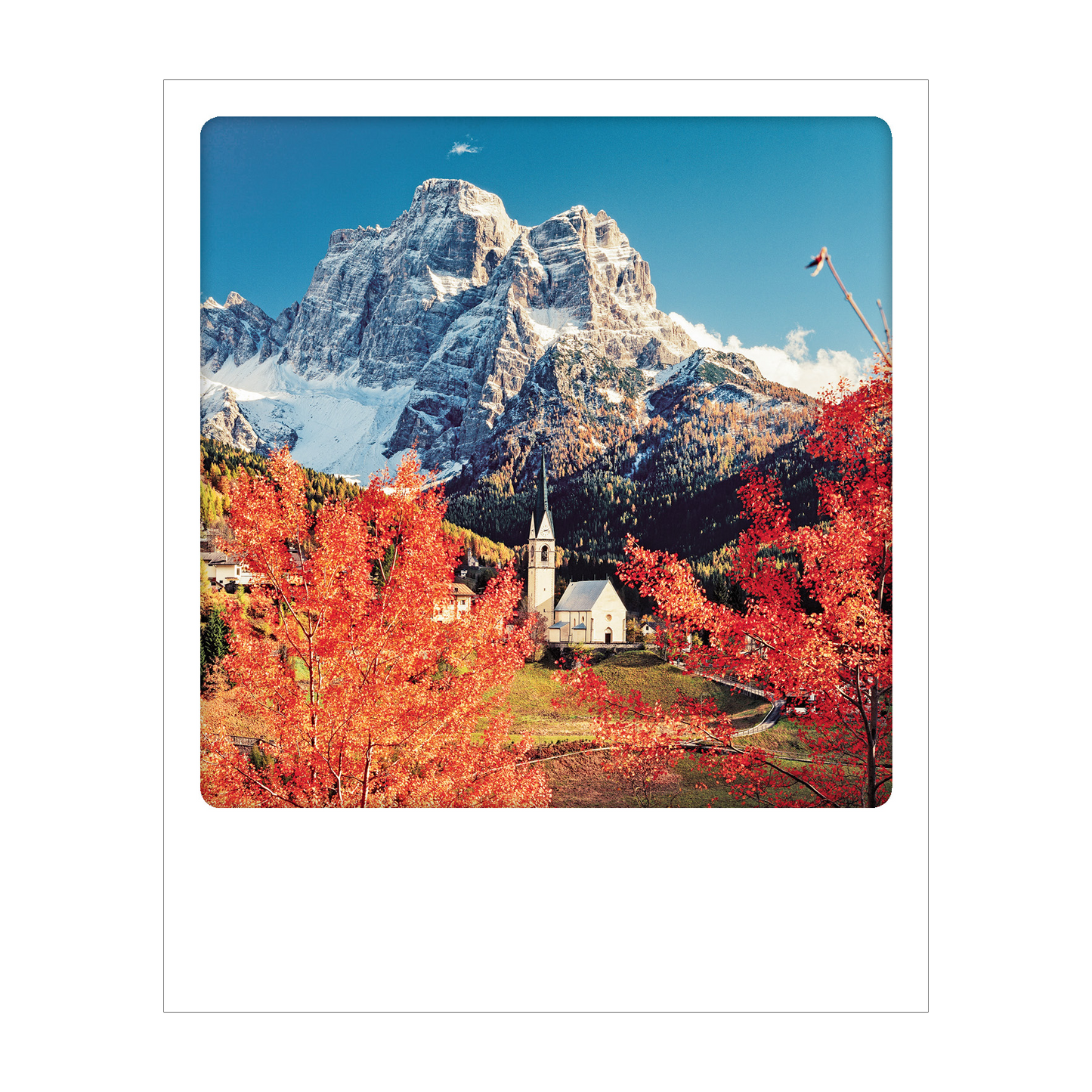 Dolomiti - Polaroid Postcard | Gadget Simebooks