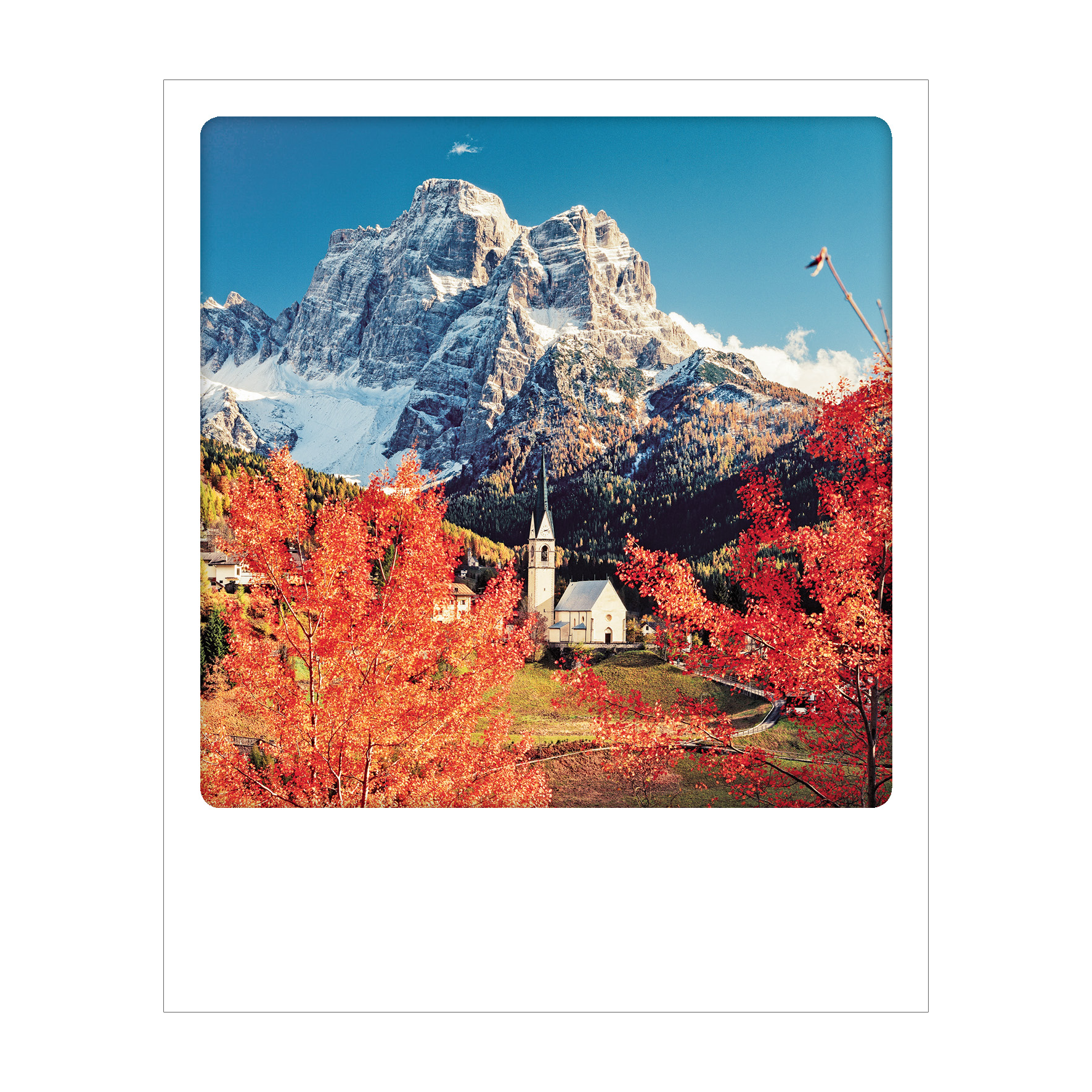 Dolomiti - Polaroid Postcard | Gadget Simebooks