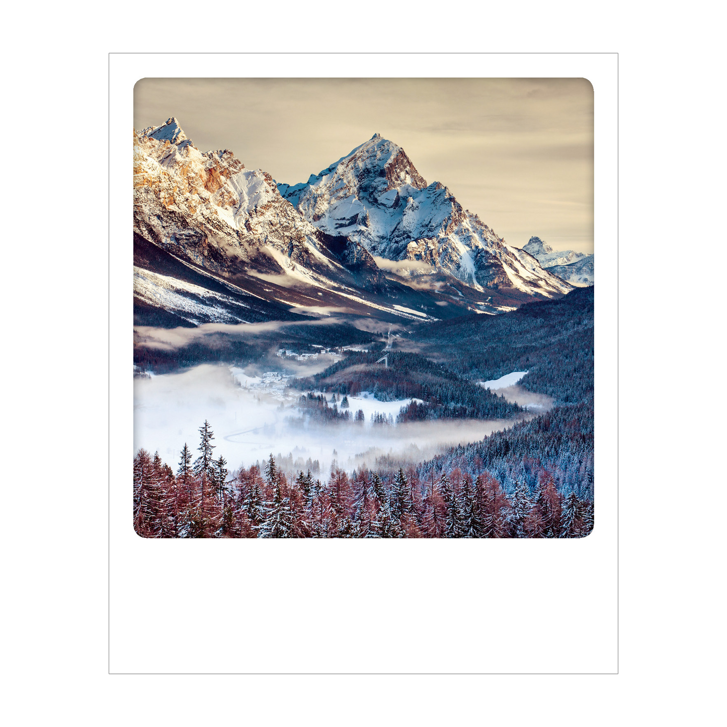 Dolomiti - Polaroid Postcard | Gadget Simebooks
