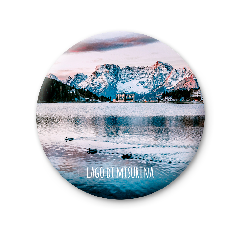 Dolomites - Round Magnet | SIME BOOKS gadget