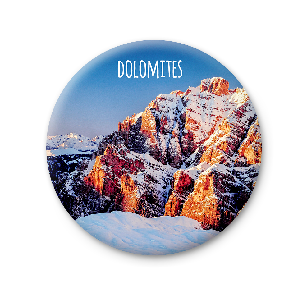 Dolomites - Round Magnet | SIME BOOKS gadget
