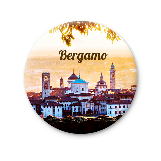 Magnete Fotografico – Lombardia, Bergamo Alta | Ø 75 mm