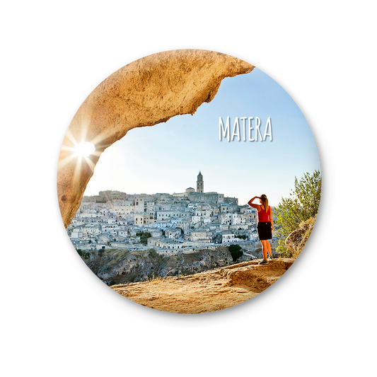 Magnete Fotografico – Basilicata, Matera | Ø 75 mm
