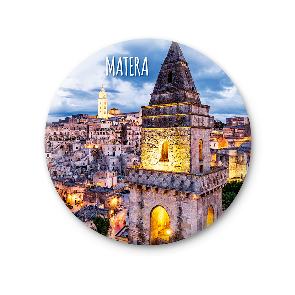 Magnete Fotografico – Basilicata, Matera | Ø 75 mm